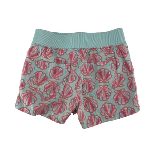 Children's Place Pink Green Seashell Shorts Size 6 Girl's - Picture 3 of 5